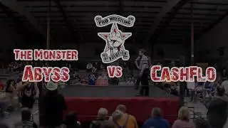 Cash Flo Vs The Monster Abyss - 2015 #cashflo #abyss #wrestling #wrestlingmatches