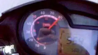 Aprilia sr50r Acceleration (0-80km/h) with Giannelli Reverse