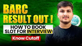 BARC 2025 Result Out || How to BARC Interview Slot #barcexam #gate #gatecse #psu #govtjobs #iocl