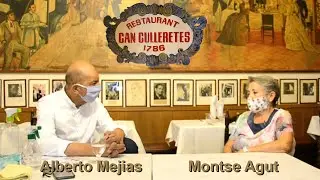 Alberto Mejias visita a Montse Agut del Emblemático Restaurante Can Culleretes