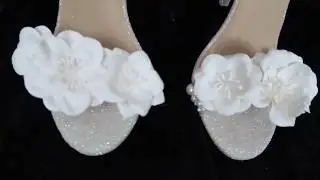 DIY WEDDING SHOES! SUPER EASY AND AFFORDABLE! Look like a million bucks!