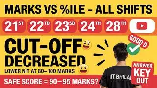 URGENT Good News NTA😁🟢|JEE Main 2026 Cutoff Will Drop|Category Wise Cutoff | Answer Key out JEE 2026