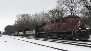 CANADIAN PACIFIC CP GE AC4400CW Southbound Mix Freight on the Norfolk Southern Line