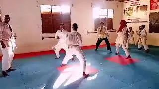 Zanzibar karate club training with Amir Amini from Sweden 