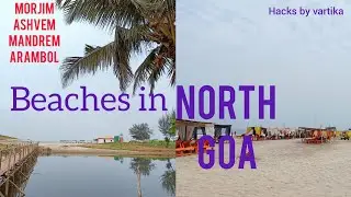 Beaches in north goa || goa beach || cleanest beach in goa 🏖🏖