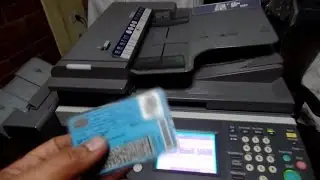 Como Sacar Copia de DNI  en Fotocopiadora Konica Minolta bizhub 350/250/200