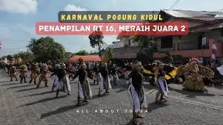 Penampilan RT 16 saat karnaval se-padukuhan Pogung Kidul
