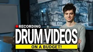Recording Drum Videos At Home On a Budget 🥁📽️💸