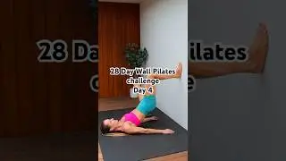 10-минутная тренировка пилатеса у стены для сжигания жира #wallpilates #28daychallenge