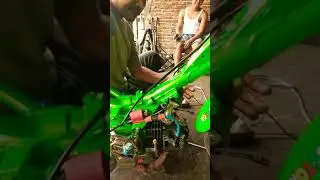 Beginilah kalo motor standart di kasih karburator PE 28