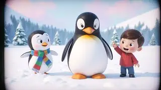 Ой! Маленький пингвинчик потерял свой шарфик 🐧 | Детские песенки и стишки для малышей