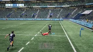 Rugby Challenge 4 - Worcester Warriors centre Ollie Lawrence gets past Leicester&rsquo;s Bryce Hegarty.