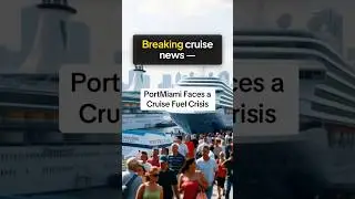Breaking!! PortMiami Faces a Cruise Fuel Crisis 🚢⛽️