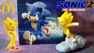 SUPER SONIC! Sonic The Hedgehog 2 McDonald's Surprise Rare Happy Meal Collectible #8