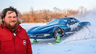We Built a Corvette into a Snowmobile (Vet-Ski)