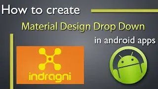 How to create Material Design Drop Down Menu