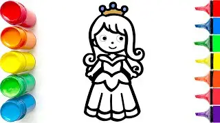 How to Draw a Cute Princess | Easy Step by Step Tutorial