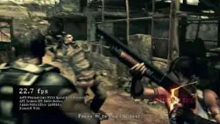 Resident Evil 5 PC Benchmark HD 3650 512mb dx9