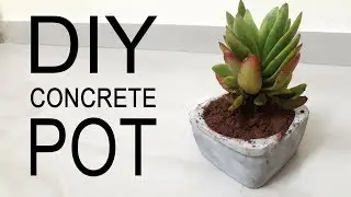 How to make Cement Planters|Concrete Pot | easy DIY