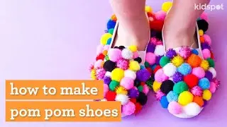How to make pom pom shoes