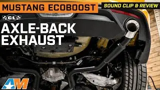Обзор и аудиоклип выхлопной системы Mustang EcoBoost C&L Axle-Back с полированными насадками для автомобилей 2015&ndash;2023 годов