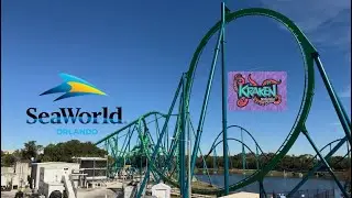 Kraken Off-Ride Footage 2025, SeaWorld Orlando (No Copyright)