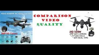 VISUO XS809W VS JXD509W COMPARISON VIDEO QUALITY
