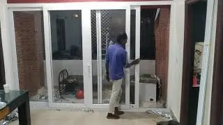 UPVC WINDOWS WITH FOUR SHUTTERS IN 2 TRACK SLIDING CHANNEL