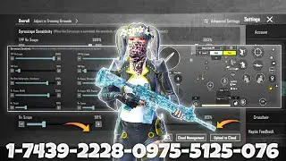 NEW UPDATE 4.2🔥BEST SENSITIVITY CODE + CONTROL SETTINGS BGMI/PUBG MOBILE