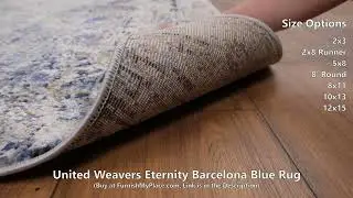 United Weavers Eternity Barcelona Blue Rug