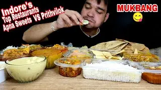 TOP RESTAURANTS Bahubali Thali VS Bhojan Fix Thali | Paneer, Daal Tadka, Paratha, Roti #asmr #food