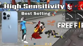 Free Fire iPhone SECRET Settings for 95% Headshots I Phone Settings 🤩 Free Fire 🔥 High Mumment
