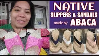 NATIVE HANDICRAFT SLIPPERS & SANDALS MADE IN ABACA