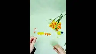 🌼 DIY Nylon Daffodil | Easy Nylon Flower Making Tutorial for Beginners 🌼#DaffodilTutorial#DIYFlowers