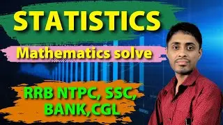 Statistics Mathematics solve class||Competitive exam||SSC,CGL,RRB,BANK,GD-CONSTABLE etc.