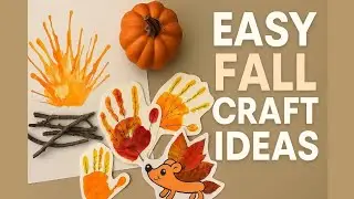 9 Easy Fall Crafts for Kids 🍁 | Fun Autumn Activities for Home, School & Homeschool