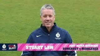STUART LAW HAILS RECORD BREAKING VICTORY | SOMERSET v MIDDLESEX | POST MATCH INTERVIEW