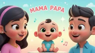 Baby’s First Hindi Words 👶 | Mom, Dad, Water, Milk, Home | Cute Rhymes for Toddlers