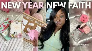 New Year RESET ♡ | prepping for 2026, bible study, prayer board, deep cleaning + more! 