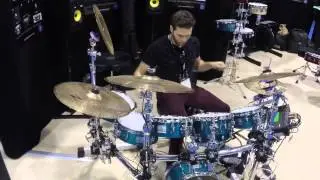 Joe Bertola w Chronos Drums @ 2015 NAMM show