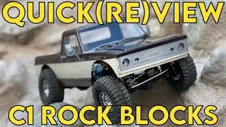 Краулер Каньон Быстрый(повторный) обзор: 1,9-дюймовый блок C1 Rock Block (зелёный)
