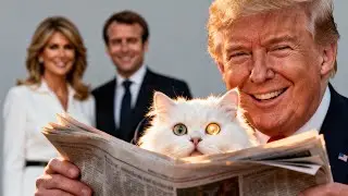 Трамп складывает газету&hellip; и кот тут же объявляет её своим домом.