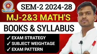 Vbu Nep Ug Semester-2 MJ Math's || Book's & Syllabus || Exam Pattern.