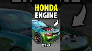 Он установил двигатель Honda в Hellcat 😂