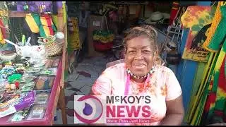 Craft Vendor, Doris Carmen Hue Introduces her business to the public.