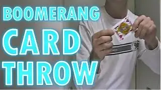 Boomerang Card Throw