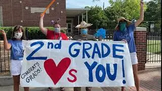 West U Elementary School Fifth Grade Graduation Parade