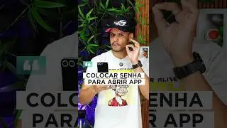 APRENDA COMO COLOCAR SENHA PARA ABRIR APLICATIVOS NO CELULAR #dicas #truques #android