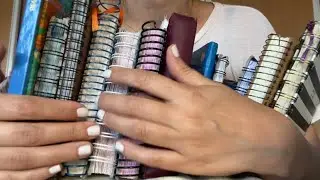 ASMR - Te muestro mi colección de agendas soft spoken- Let me show you my diaries collection 