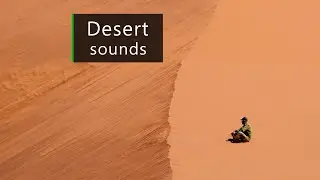 The sounds of soft wind in the Namib desert